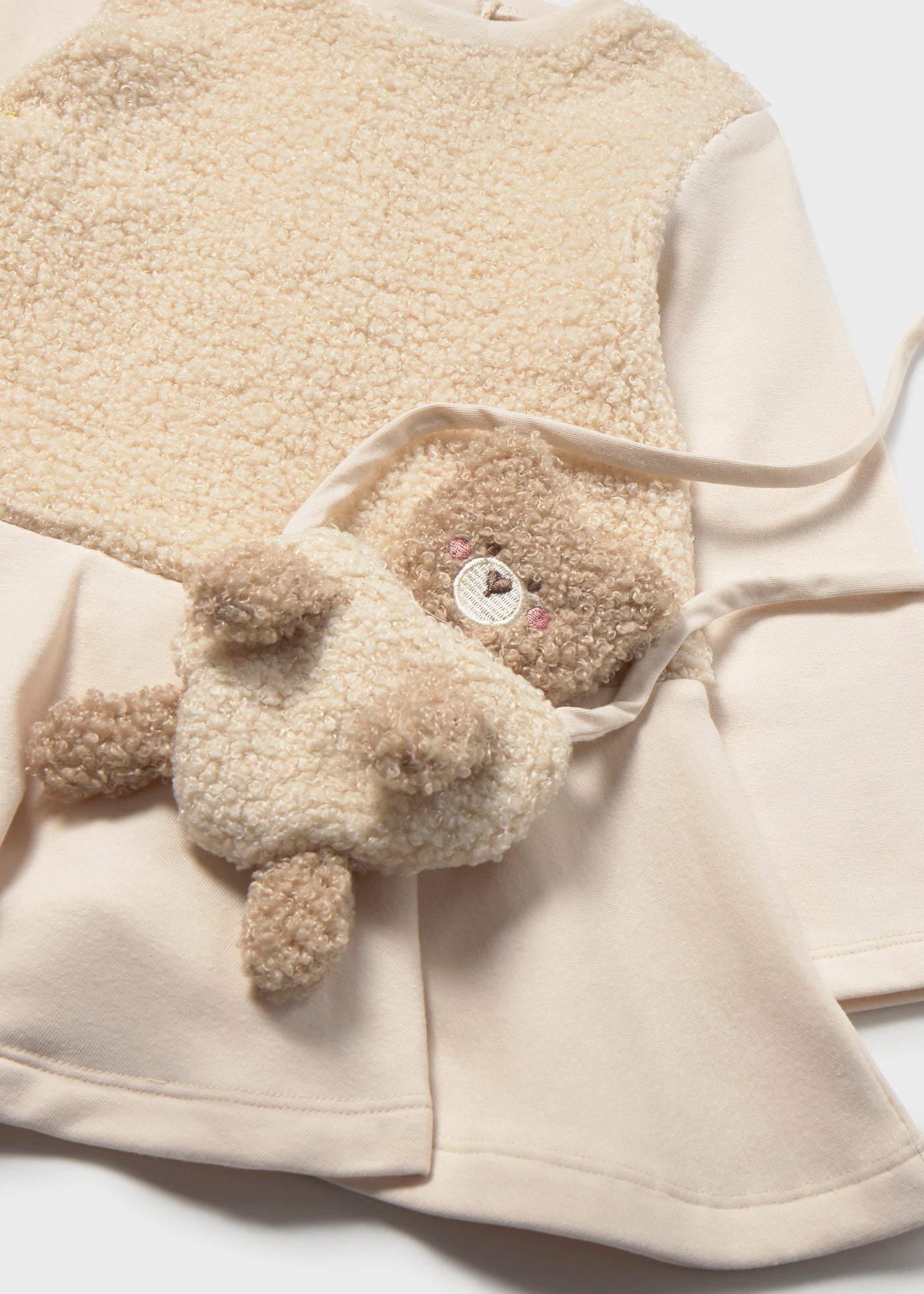 Mayoral - Vestito abbinato con borsa orsetto bimba