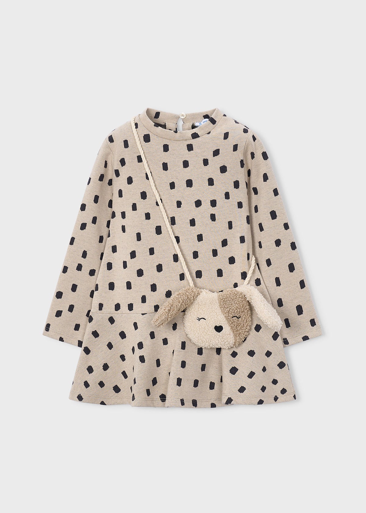 Mayoral - Vestito stampato con borsa bambina