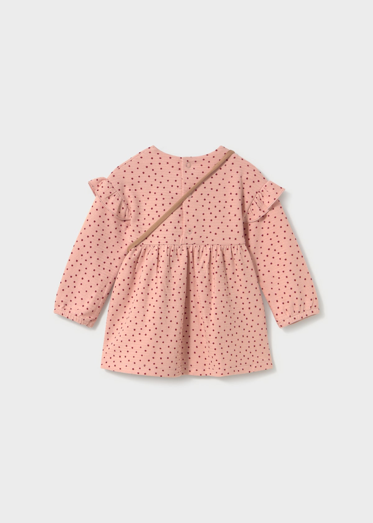 Mayoral - Vestito stampato con borsa bimba