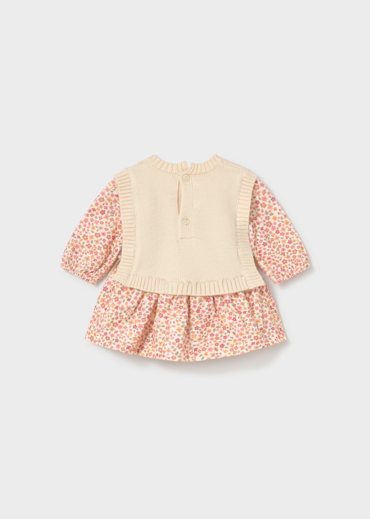 Mayoral - Vestito stampato con gilet